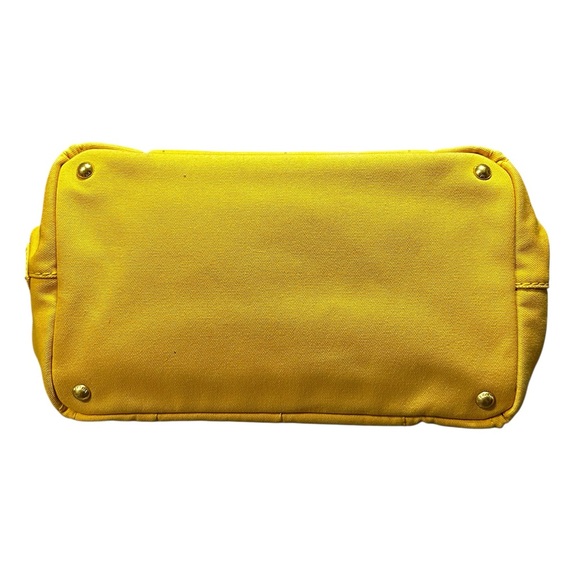 15-16 Prada Canapa Tote Ananas, (Med Size) - Picture 7 of 15